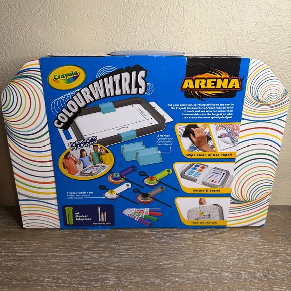 Crayola Colorwhirls Battle Arena Art Game & Spirograph Bluey - NEW - Picture 2 of 5